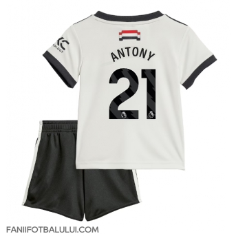 Manchester United Antony #21 Echipament de Fotbal Replică 2024-25 Copii Treilea (+ Șorturi)